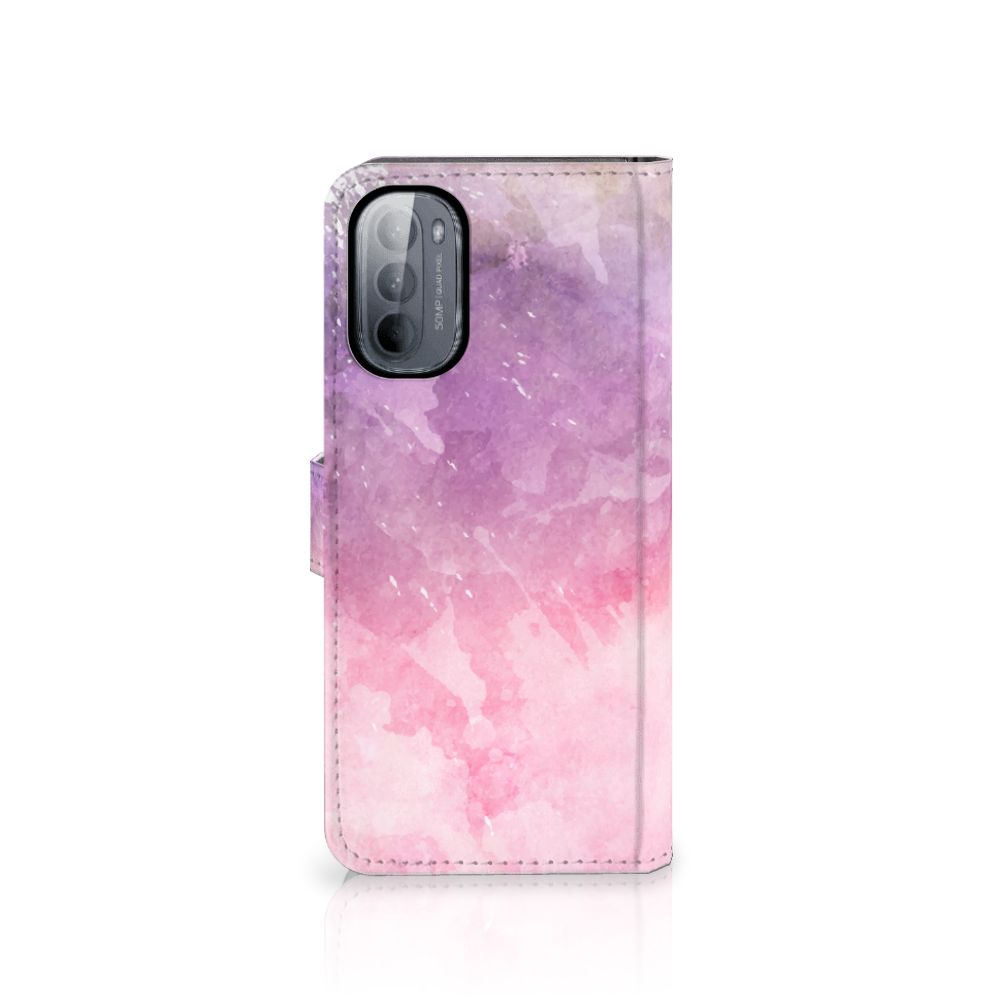 Hoesje Motorola Moto G31 | G41 Pink Purple Paint