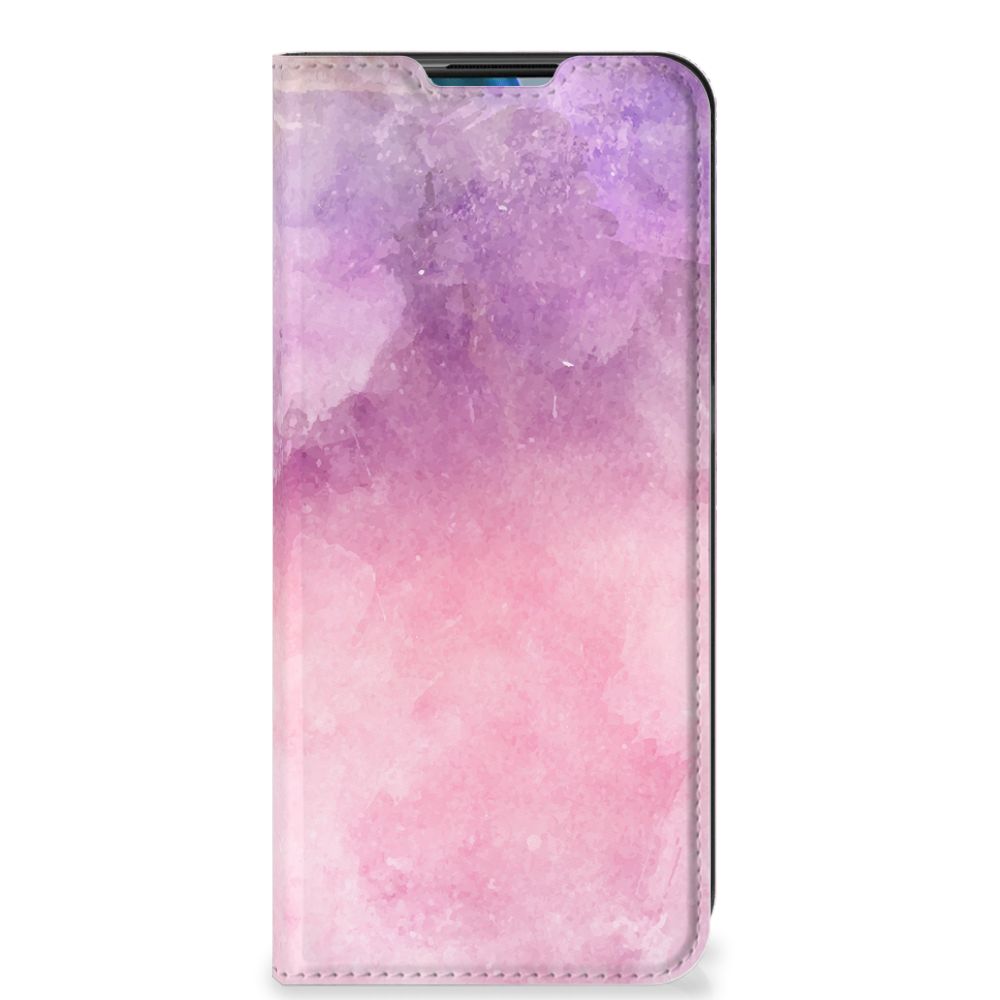 Bookcase OnePlus Nord N10 5G Pink Purple Paint