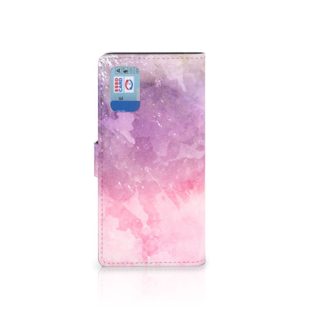 Hoesje Samsung Galaxy A02s | M02s Pink Purple Paint