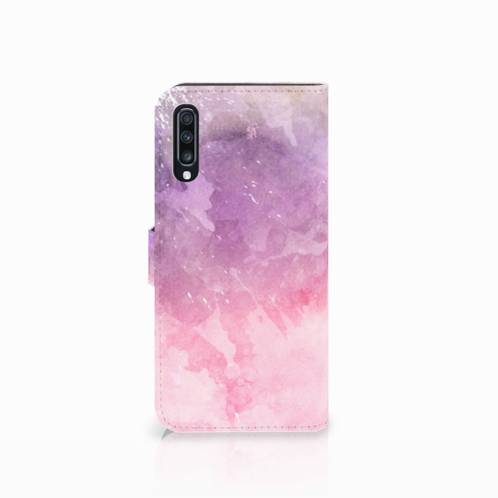 Hoesje Samsung Galaxy A70 Pink Purple Paint
