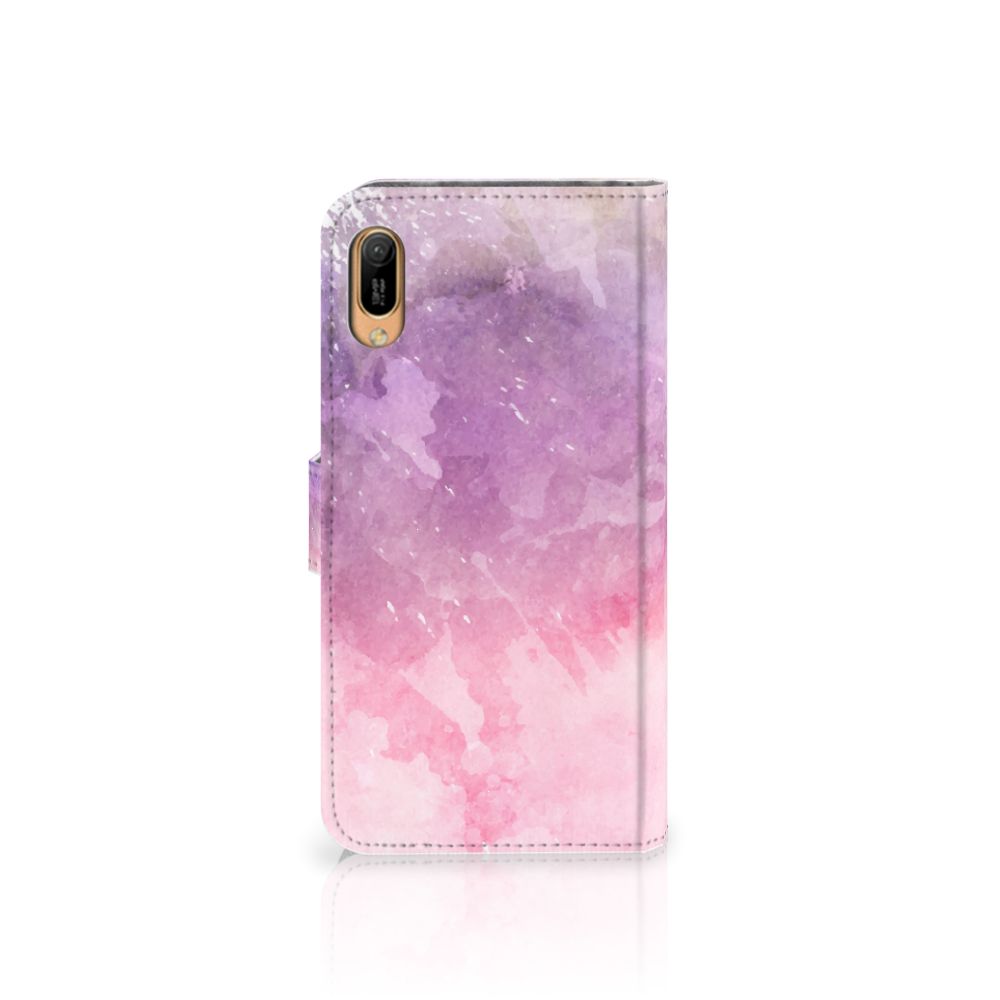 Hoesje Huawei Y6 (2019) Pink Purple Paint