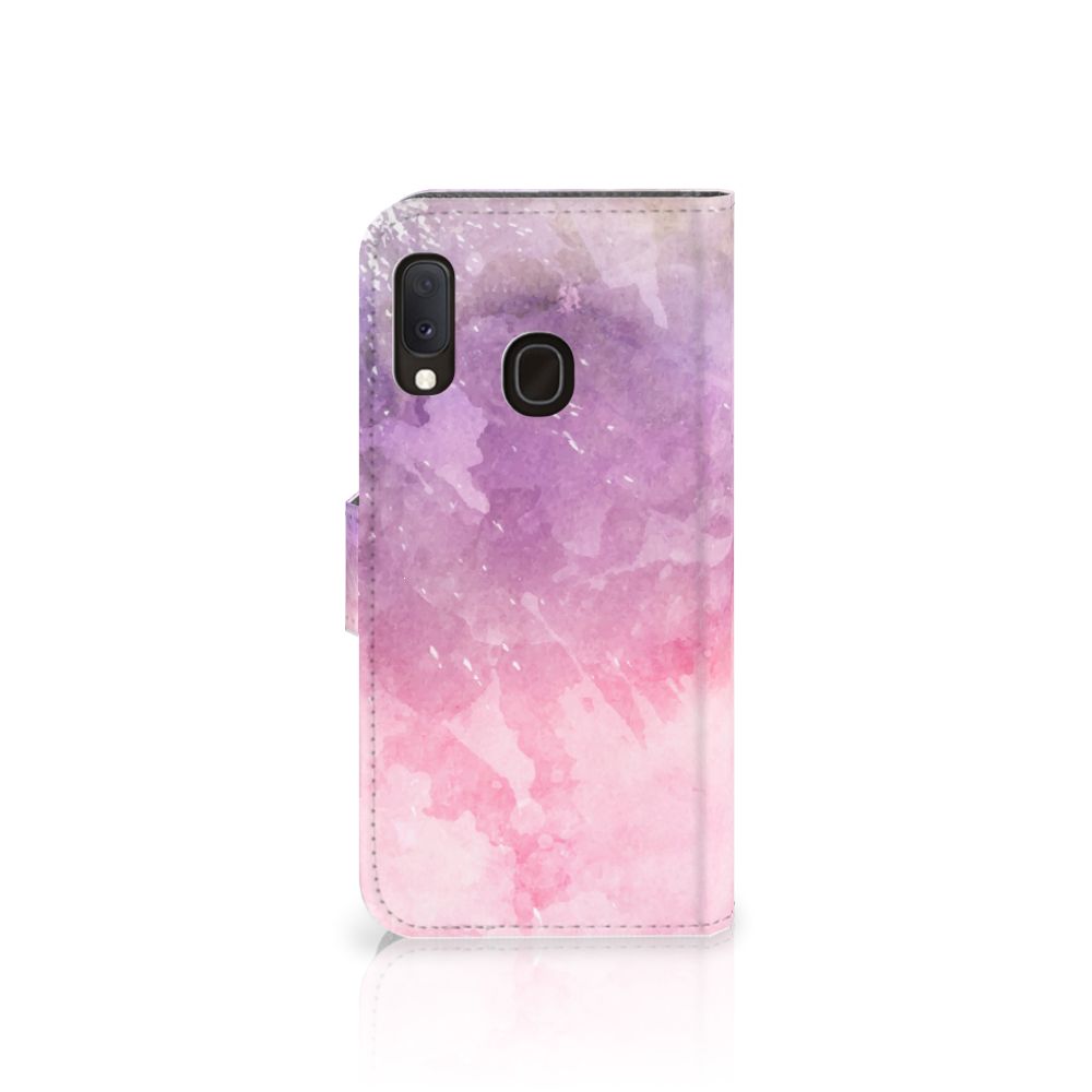Hoesje Samsung Galaxy A20e Pink Purple Paint
