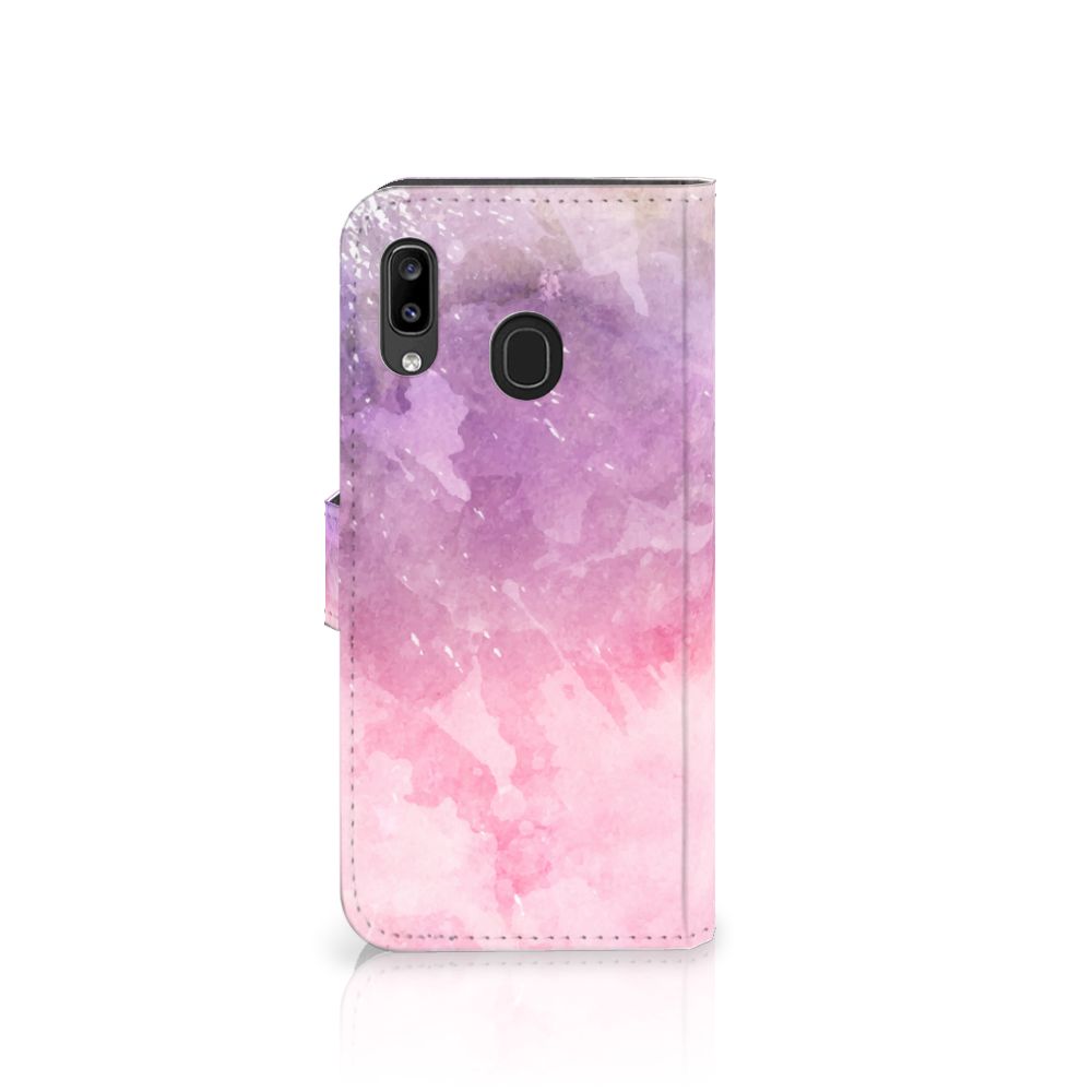 Hoesje Samsung Galaxy A30 Pink Purple Paint
