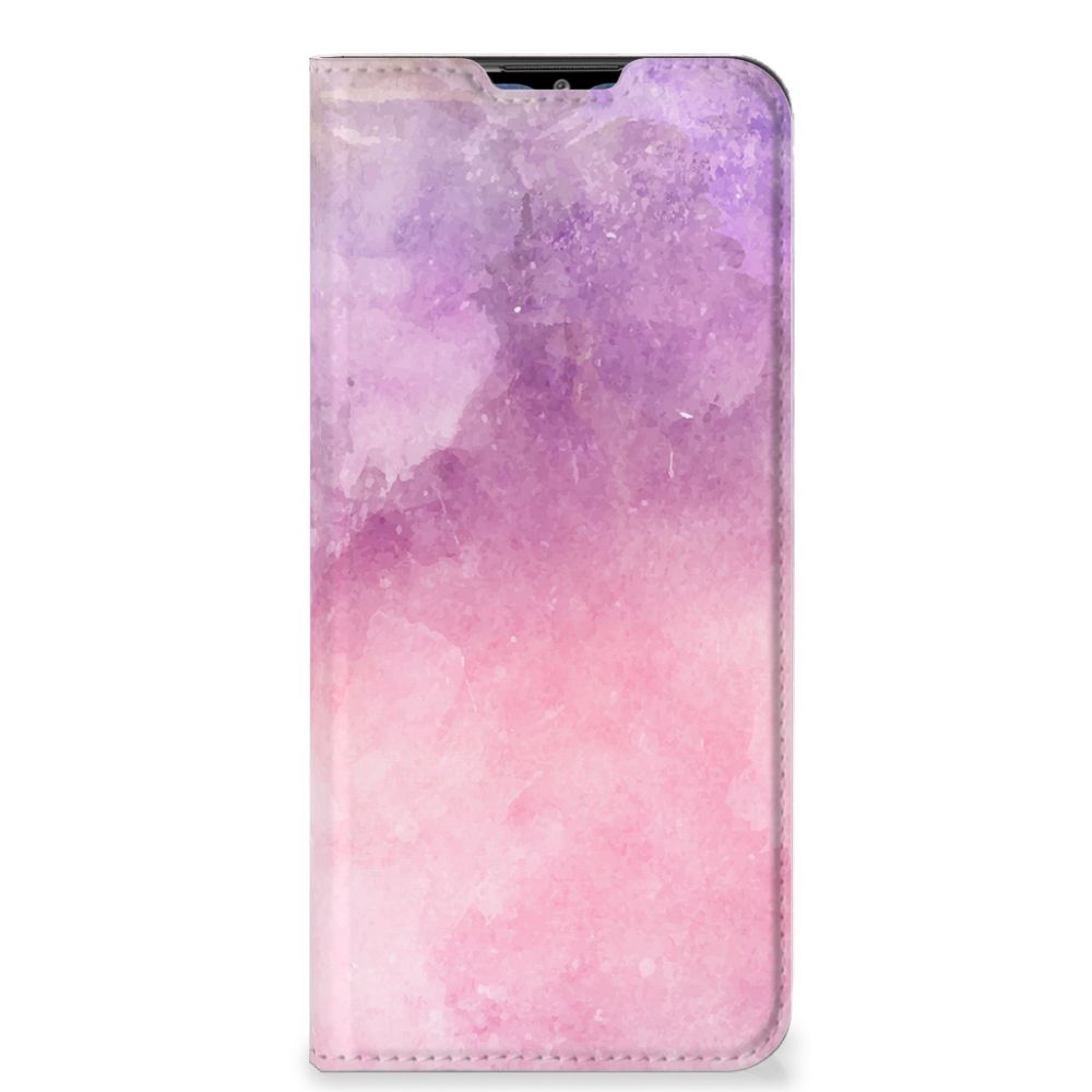 Bookcase Samsung Galaxy M02s | A02s Pink Purple Paint