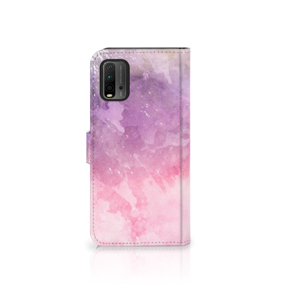 Hoesje Xiaomi Redmi 9T | Poco M3 Pink Purple Paint