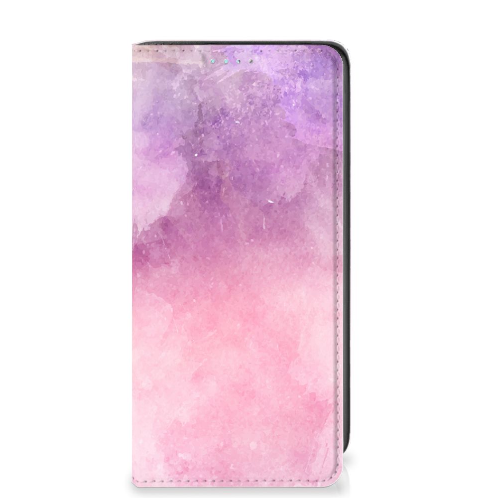 Bookcase Samsung Galaxy A41 Pink Purple Paint