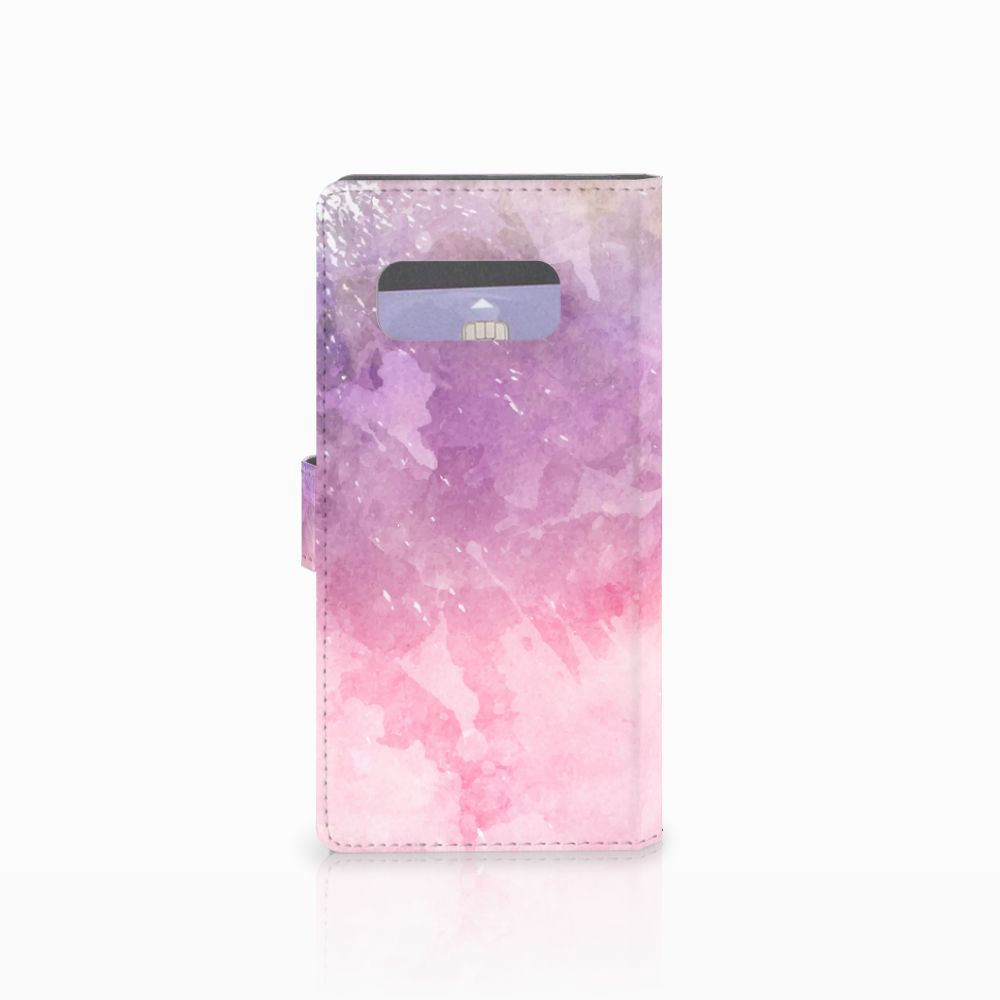 Hoesje Samsung Galaxy Note 8 Pink Purple Paint