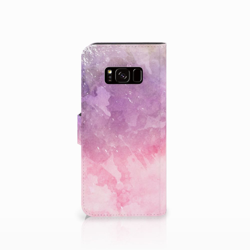 Hoesje Samsung Galaxy S8 Pink Purple Paint