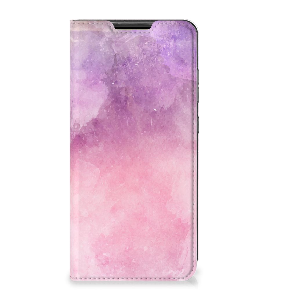Bookcase Samsung Galaxy A52 Pink Purple Paint