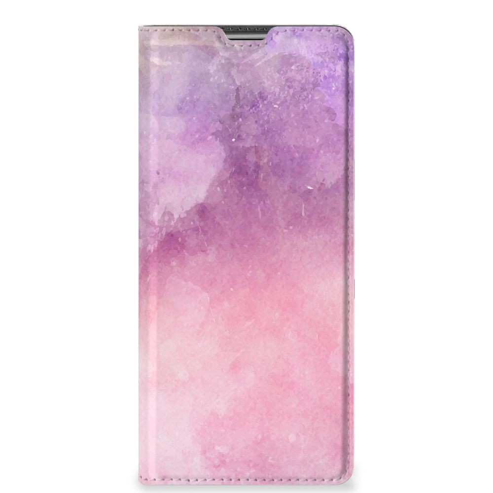 Bookcase Sony Xperia L4 Pink Purple Paint