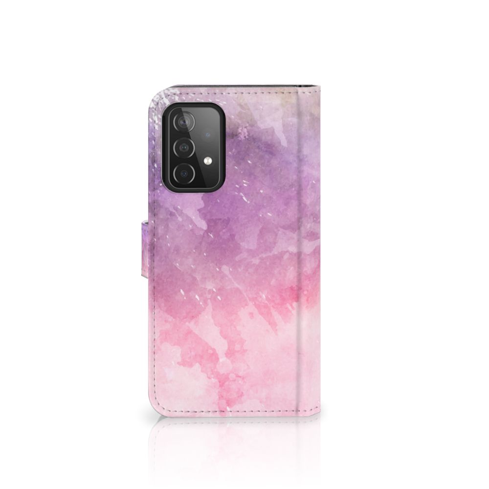 Hoesje Samsung Galaxy A52 Pink Purple Paint