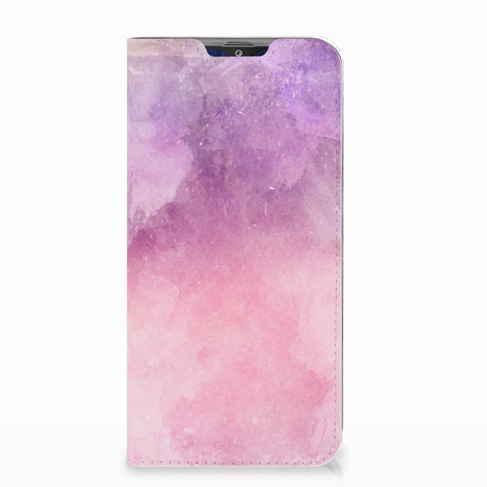 Bookcase Samsung Galaxy A30 Pink Purple Paint