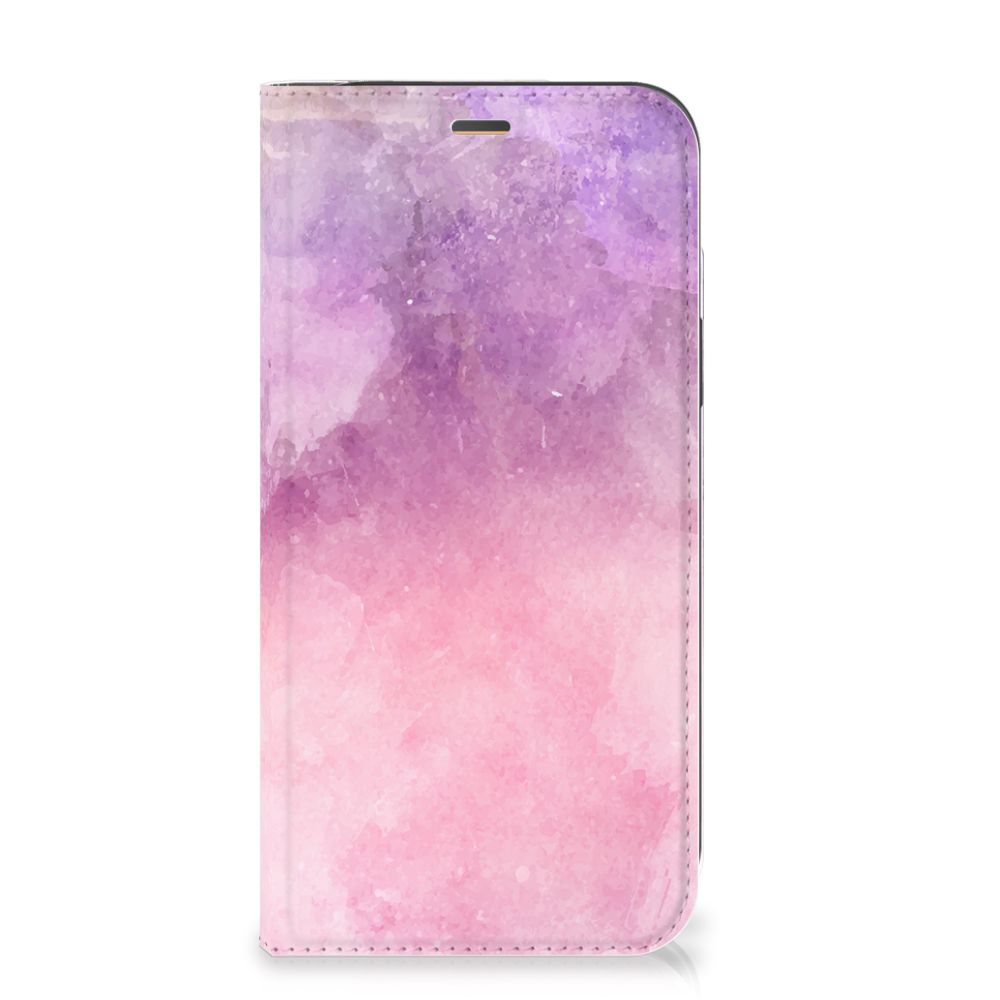 Bookcase iPhone 12 | iPhone 12 Pro Pink Purple Paint