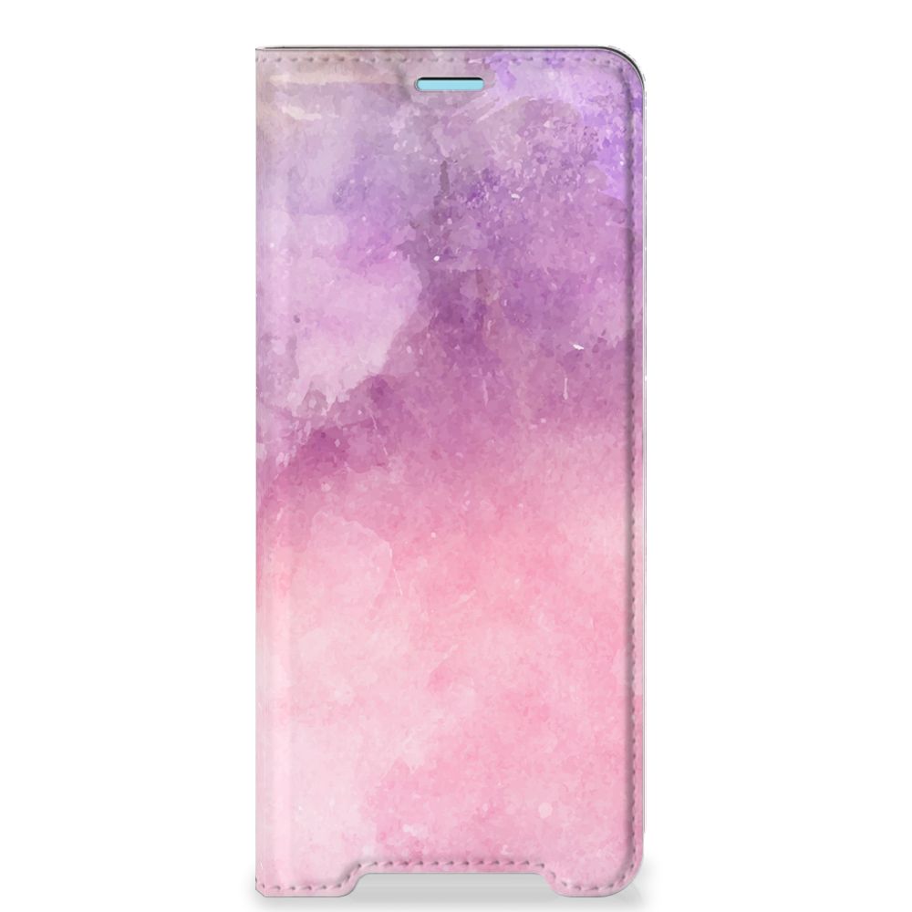 Bookcase Sony Xperia 10 III Pink Purple Paint