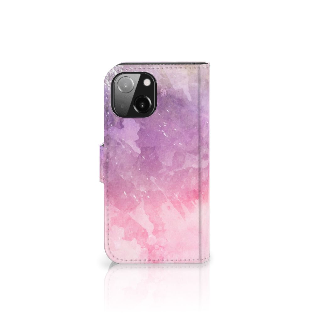Hoesje iPhone 13 Mini Pink Purple Paint