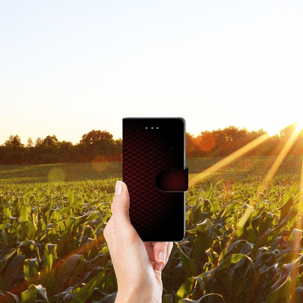 LG Nexus 5X Telefoon Hoesje Geruit Rood