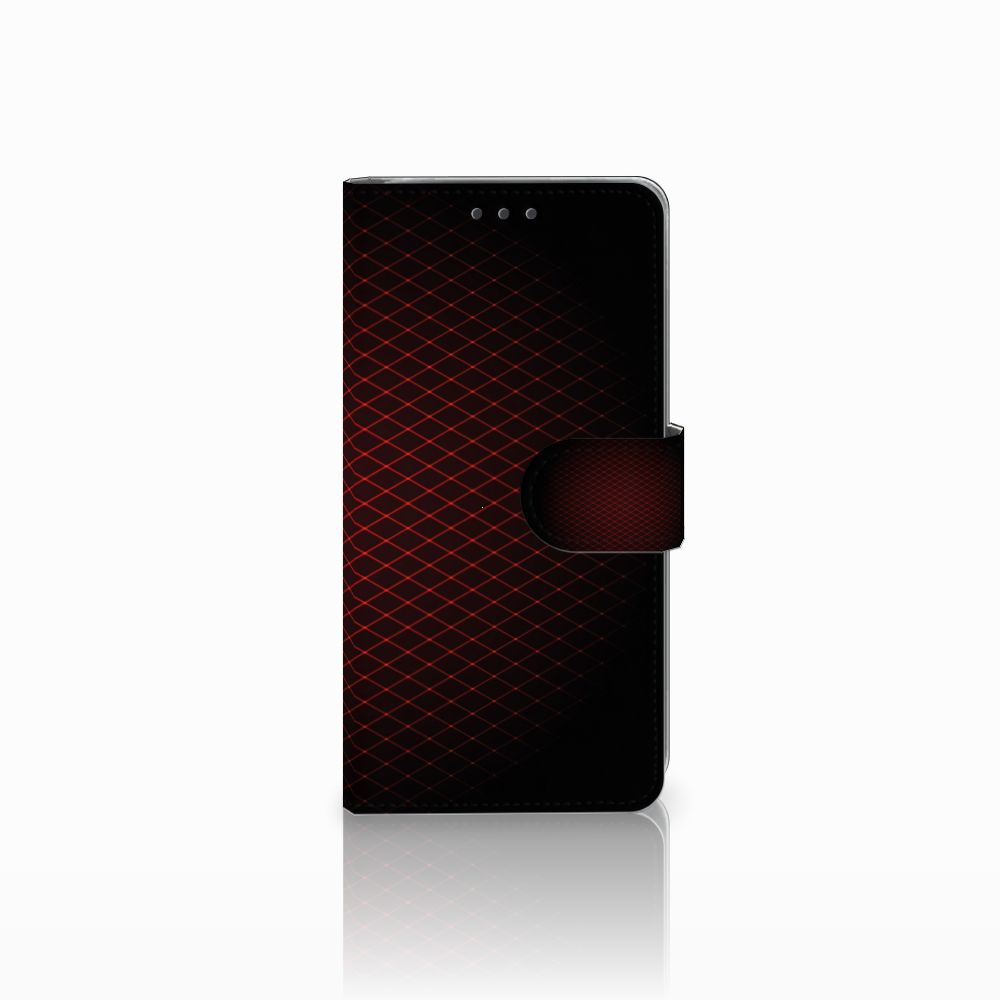 LG G6 Telefoon Hoesje Geruit Rood