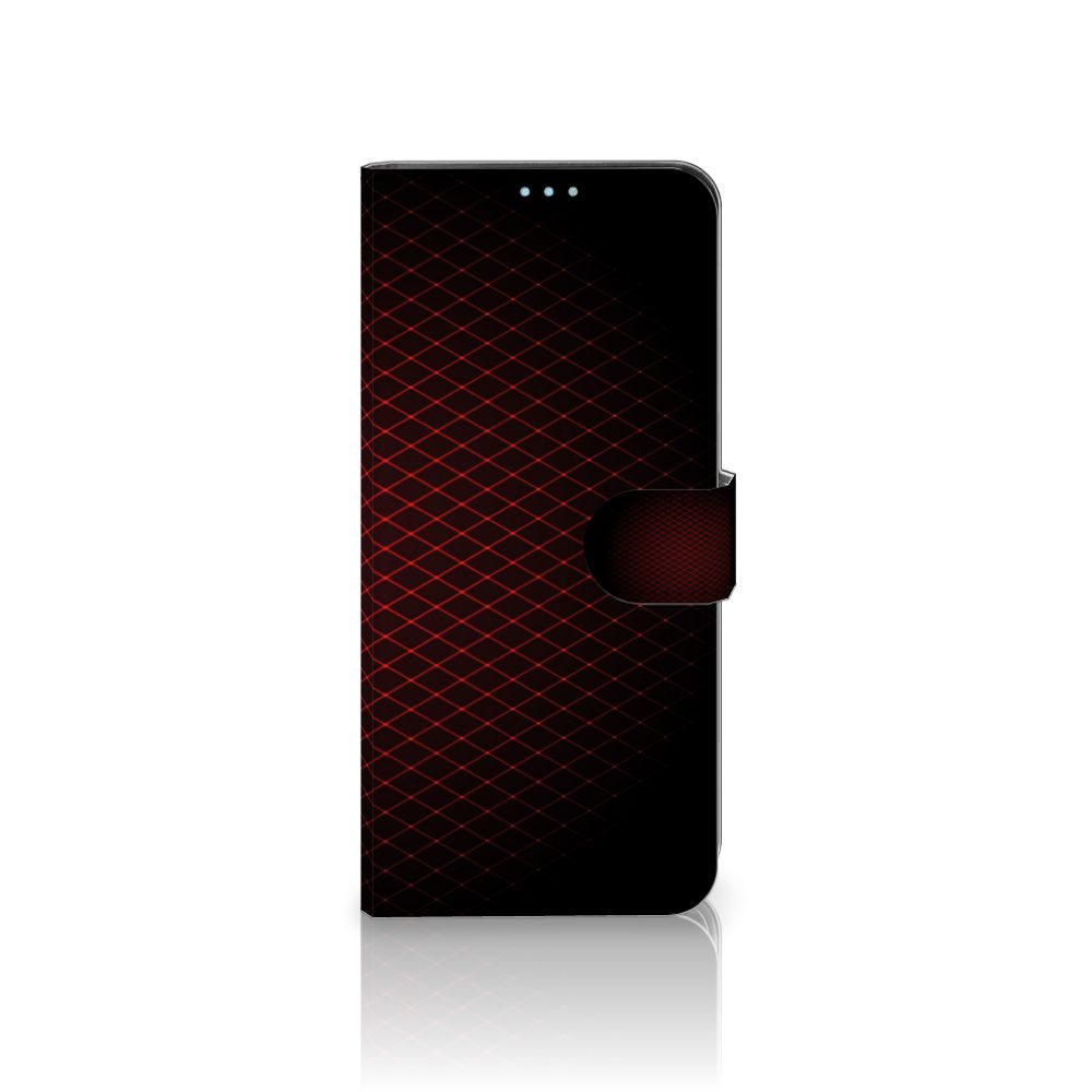 Xiaomi Poco F2 Pro Telefoon Hoesje Geruit Rood