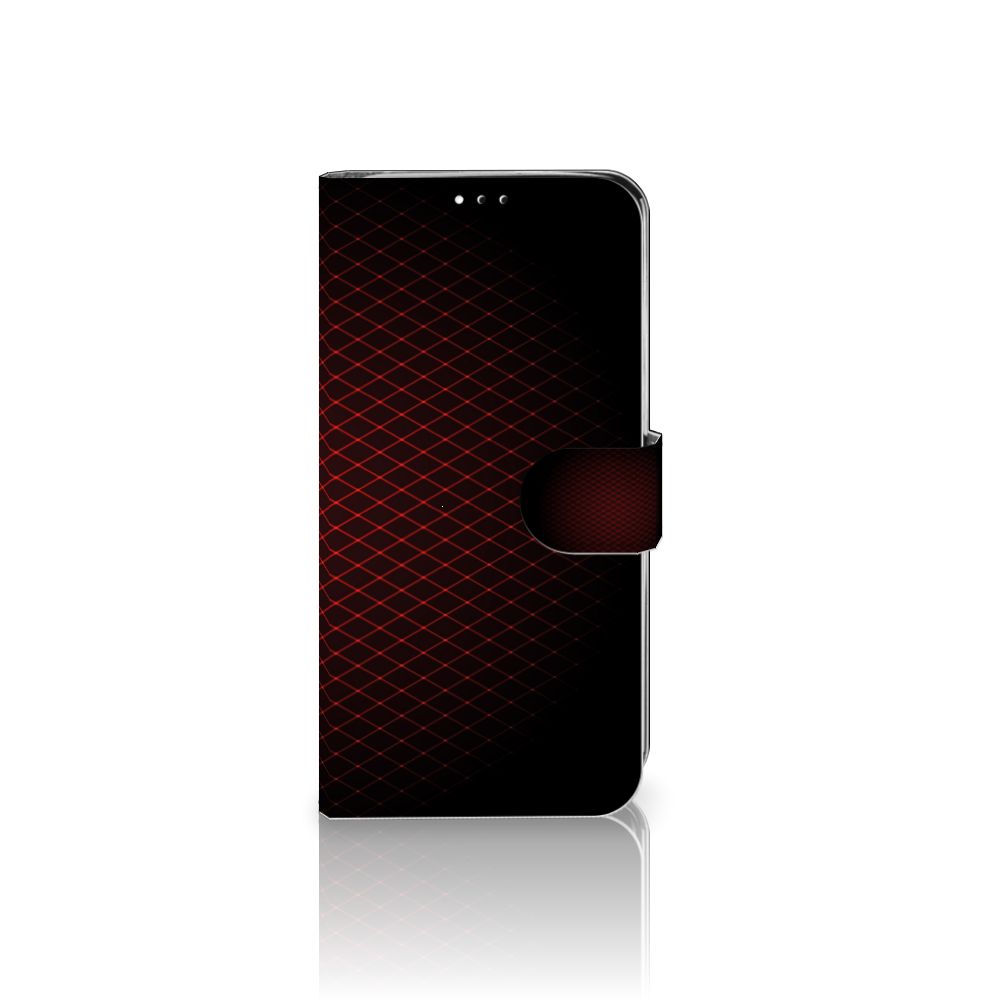 Motorola Moto G7 | G7 Plus Telefoon Hoesje Geruit Rood