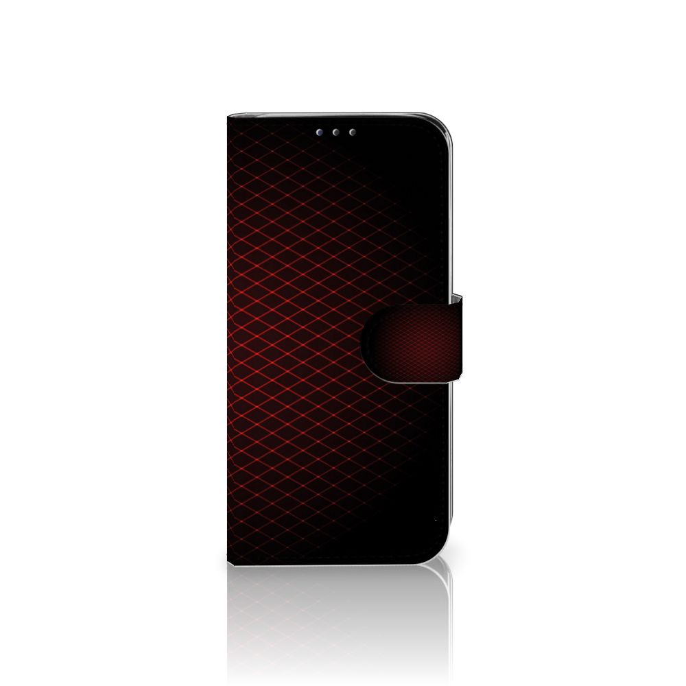 Samsung Galaxy A20e Telefoon Hoesje Geruit Rood