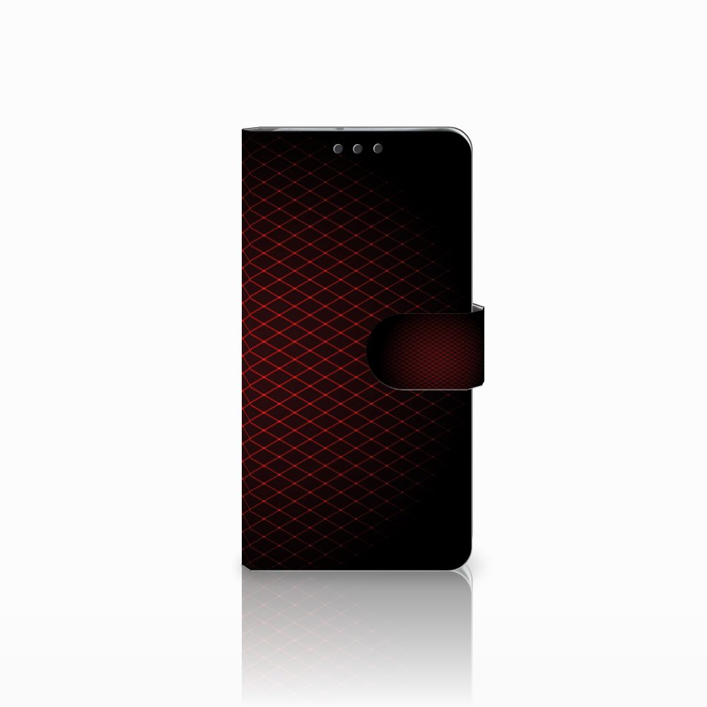 LG V30 Telefoon Hoesje Geruit Rood