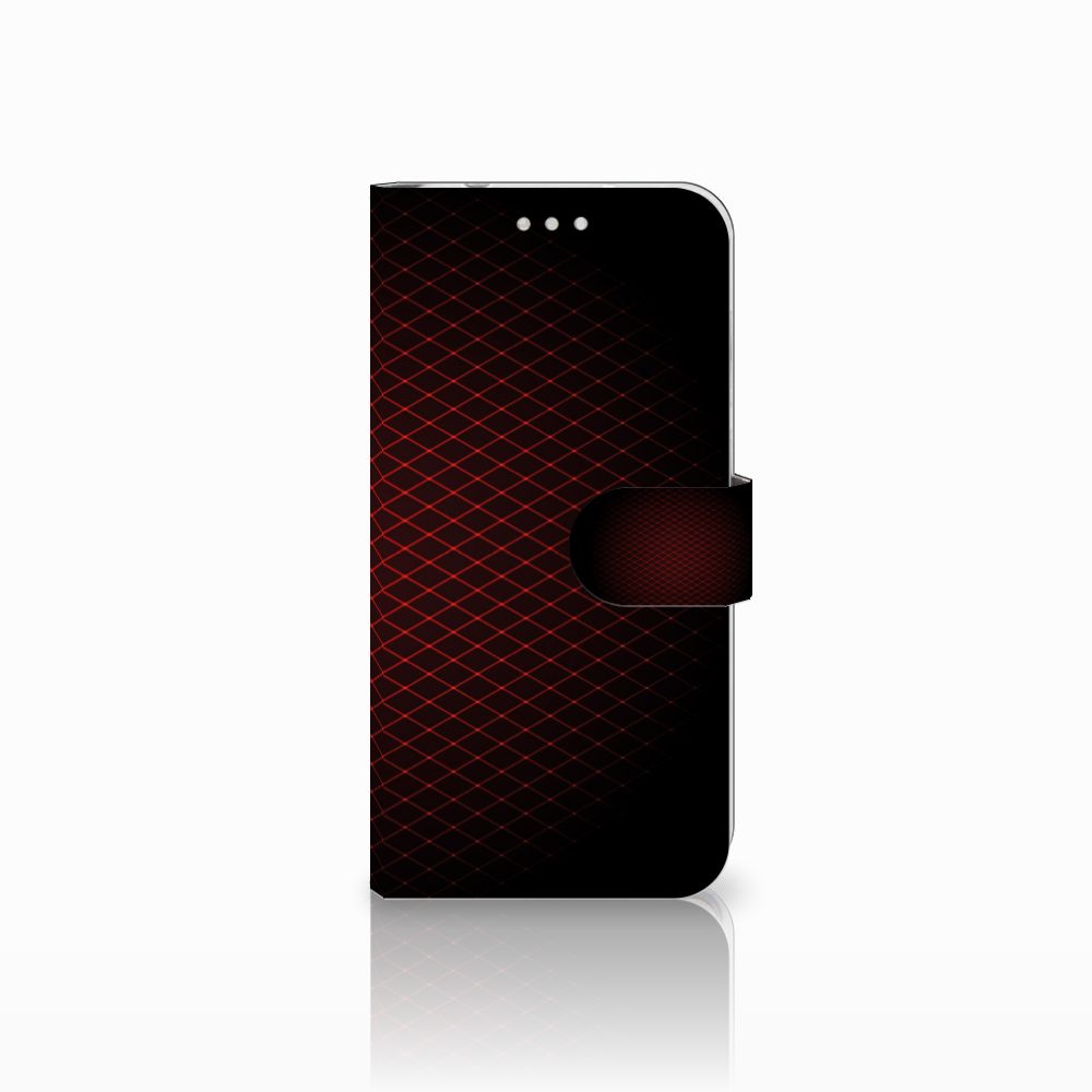 Huawei P20 Pro Telefoon Hoesje Geruit Rood