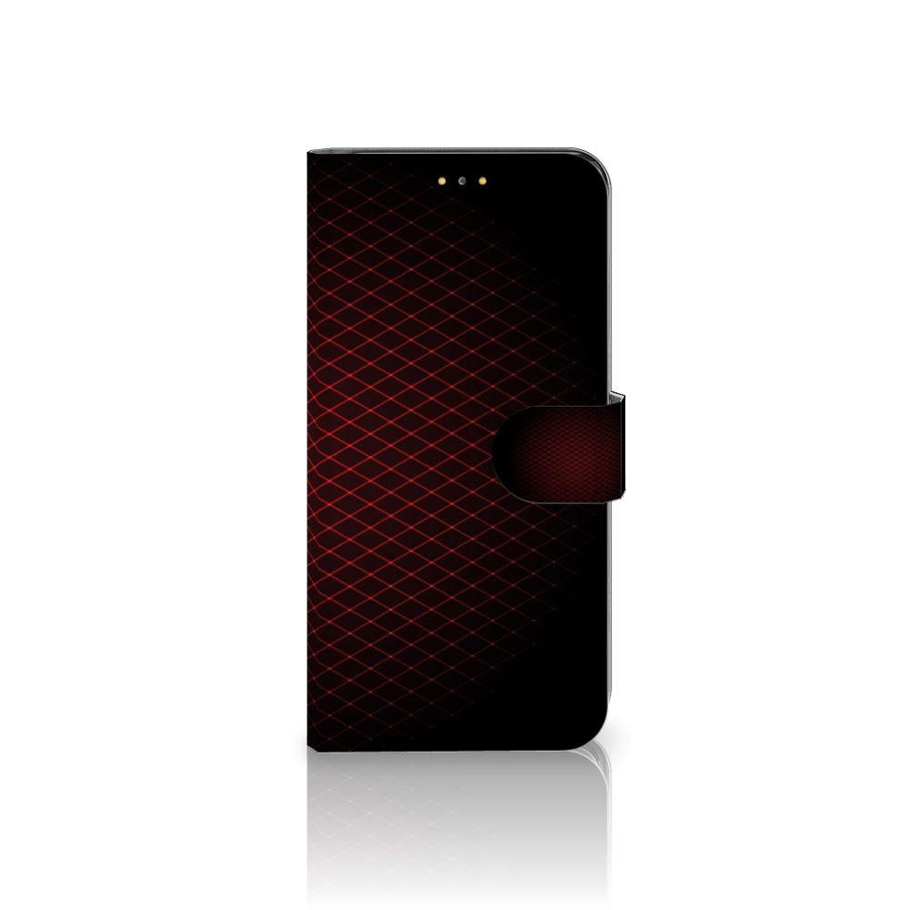 Samsung Galaxy M21 | M30s Telefoon Hoesje Geruit Rood