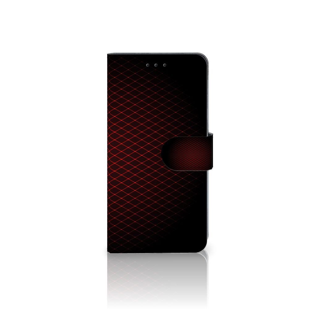 Huawei Mate 10 Pro Telefoon Hoesje Geruit Rood
