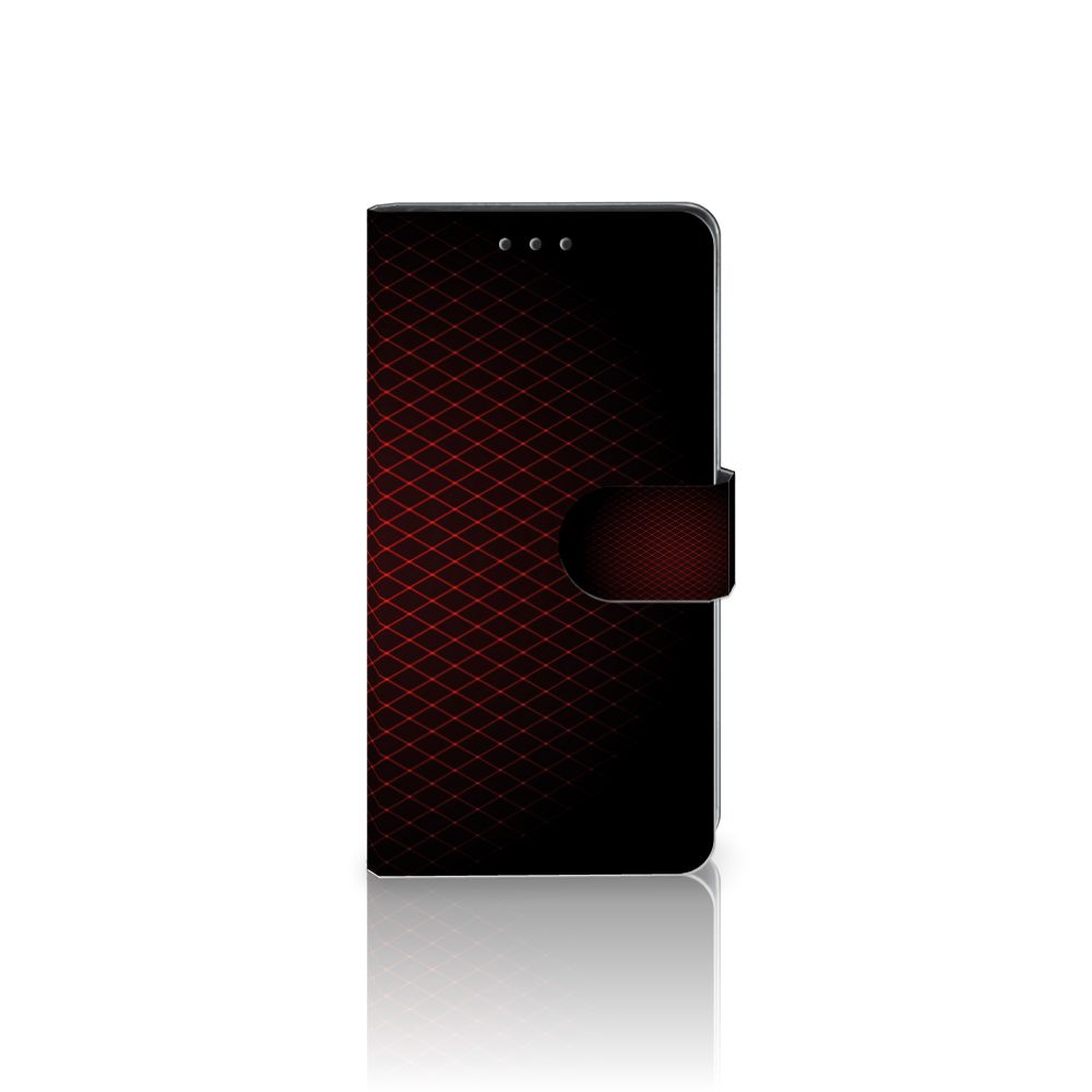 Sony Xperia Z3 Telefoon Hoesje Geruit Rood