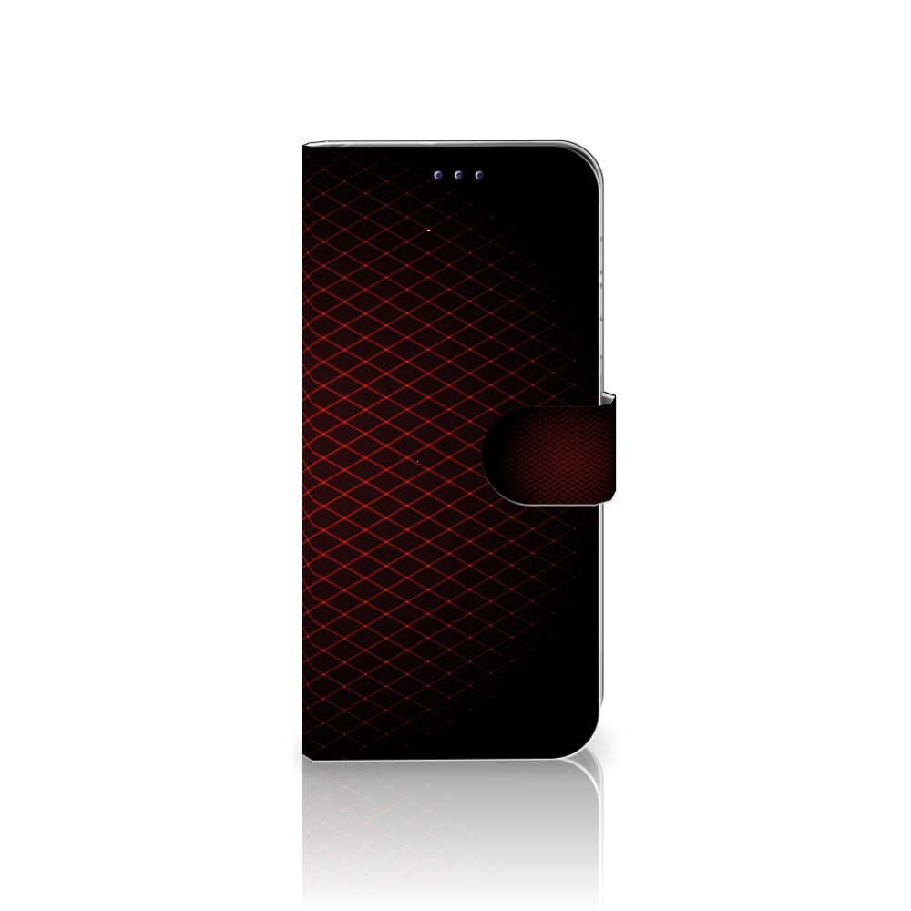Samsung Galaxy A50 Telefoon Hoesje Geruit Rood