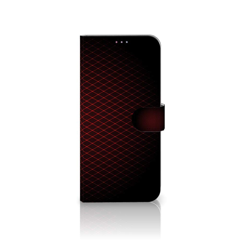Motorola Moto G60s Telefoon Hoesje Geruit Rood