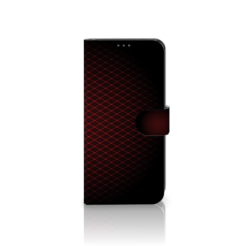 Samsung Galaxy A32 5G Telefoon Hoesje Geruit Rood