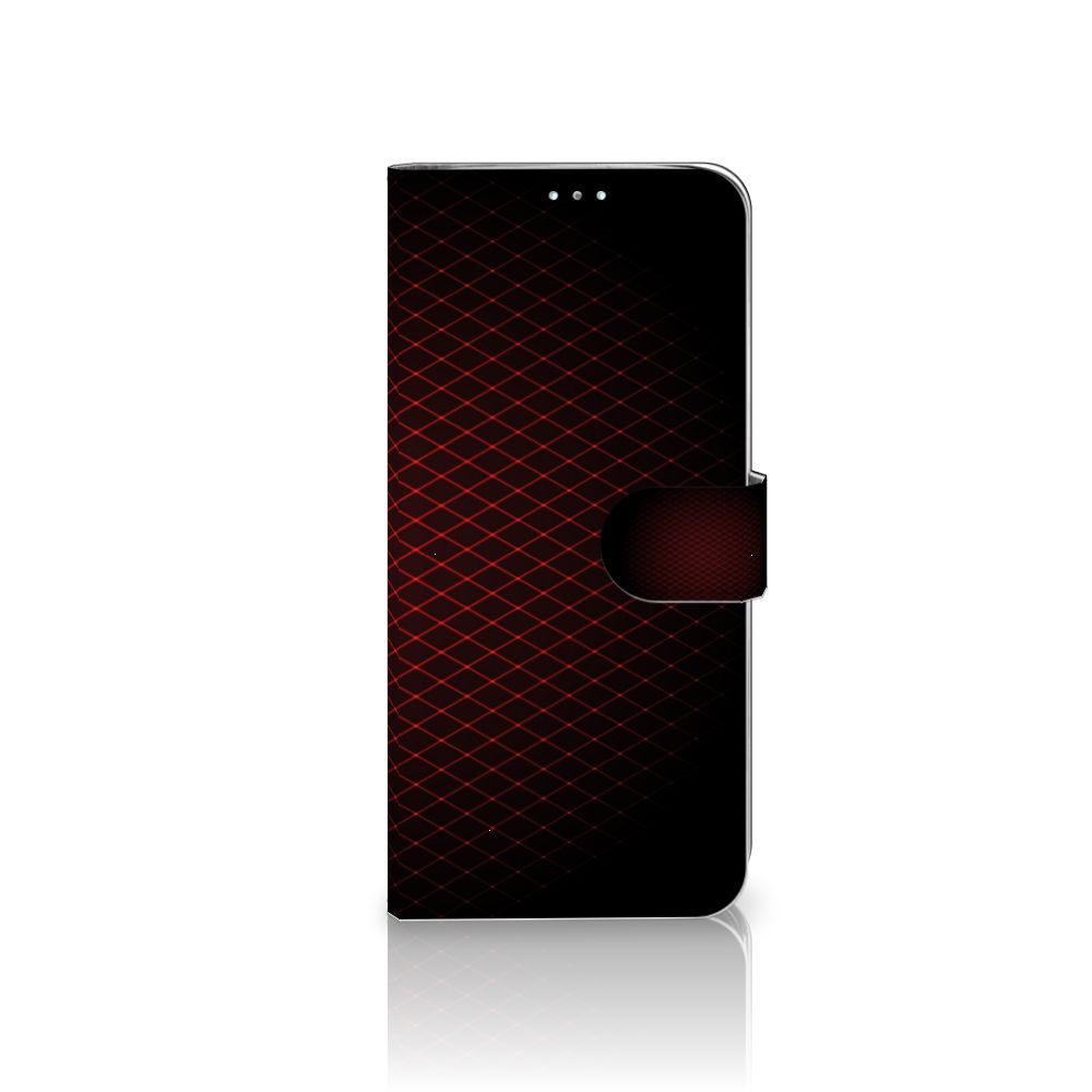 Samsung Galaxy A71 Telefoon Hoesje Geruit Rood