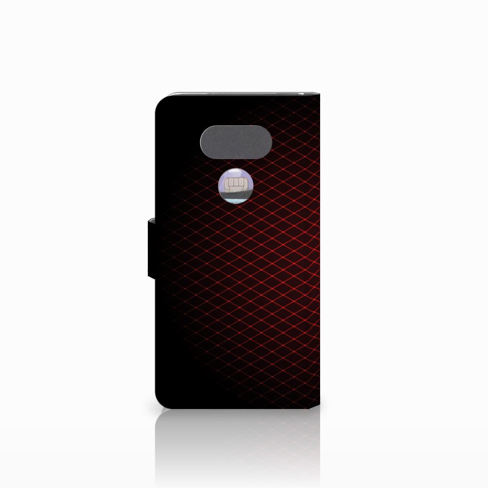 LG G5 Telefoon Hoesje Geruit Rood