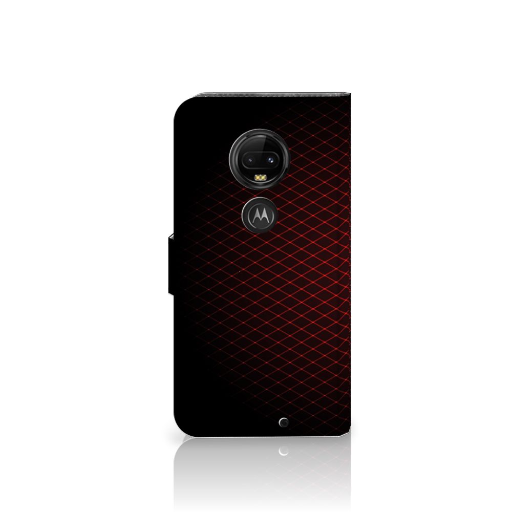 Motorola Moto G7 | G7 Plus Telefoon Hoesje Geruit Rood