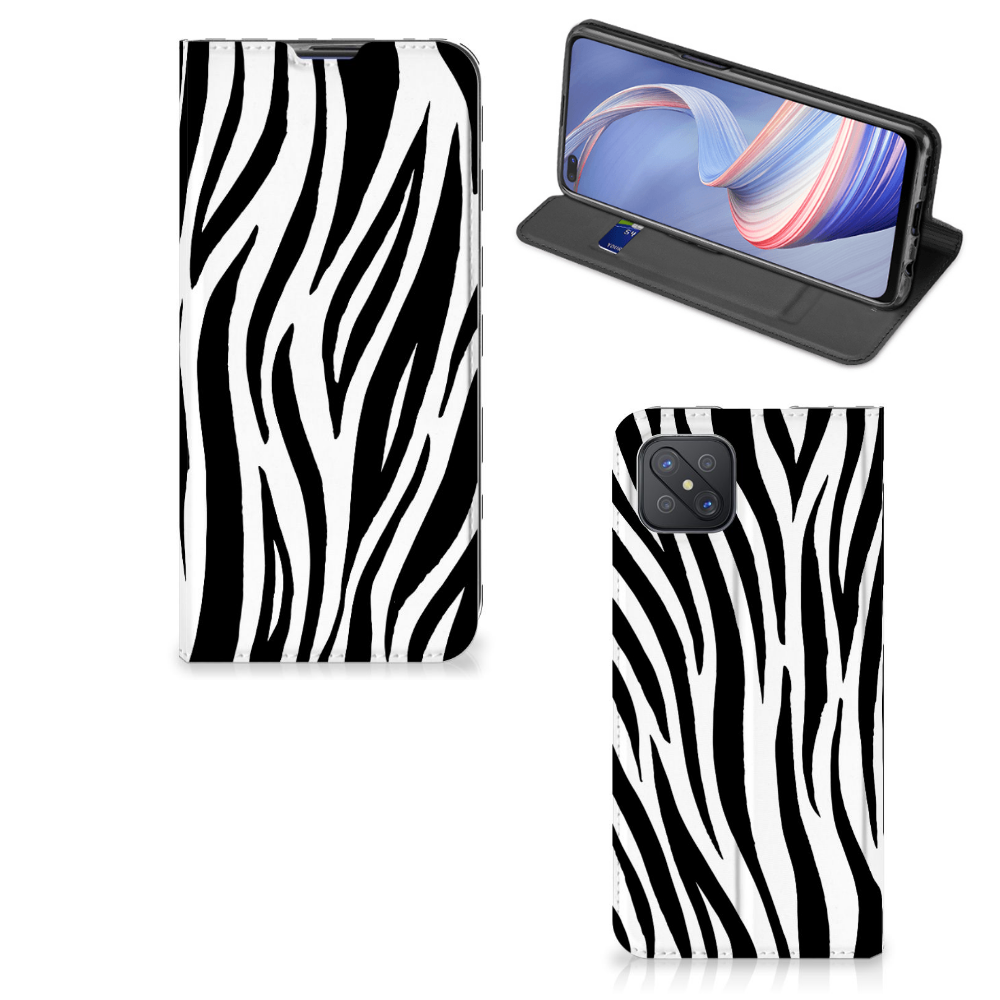 OPPO Reno4 Z 5G Hoesje maken Zebra