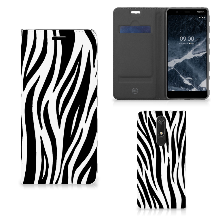 Nokia 5.1 (2018) Hoesje maken Zebra