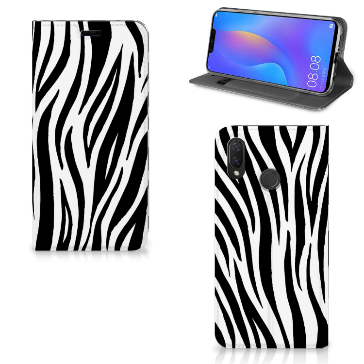 Huawei P Smart Plus Standcase Hoesje Design Zebra