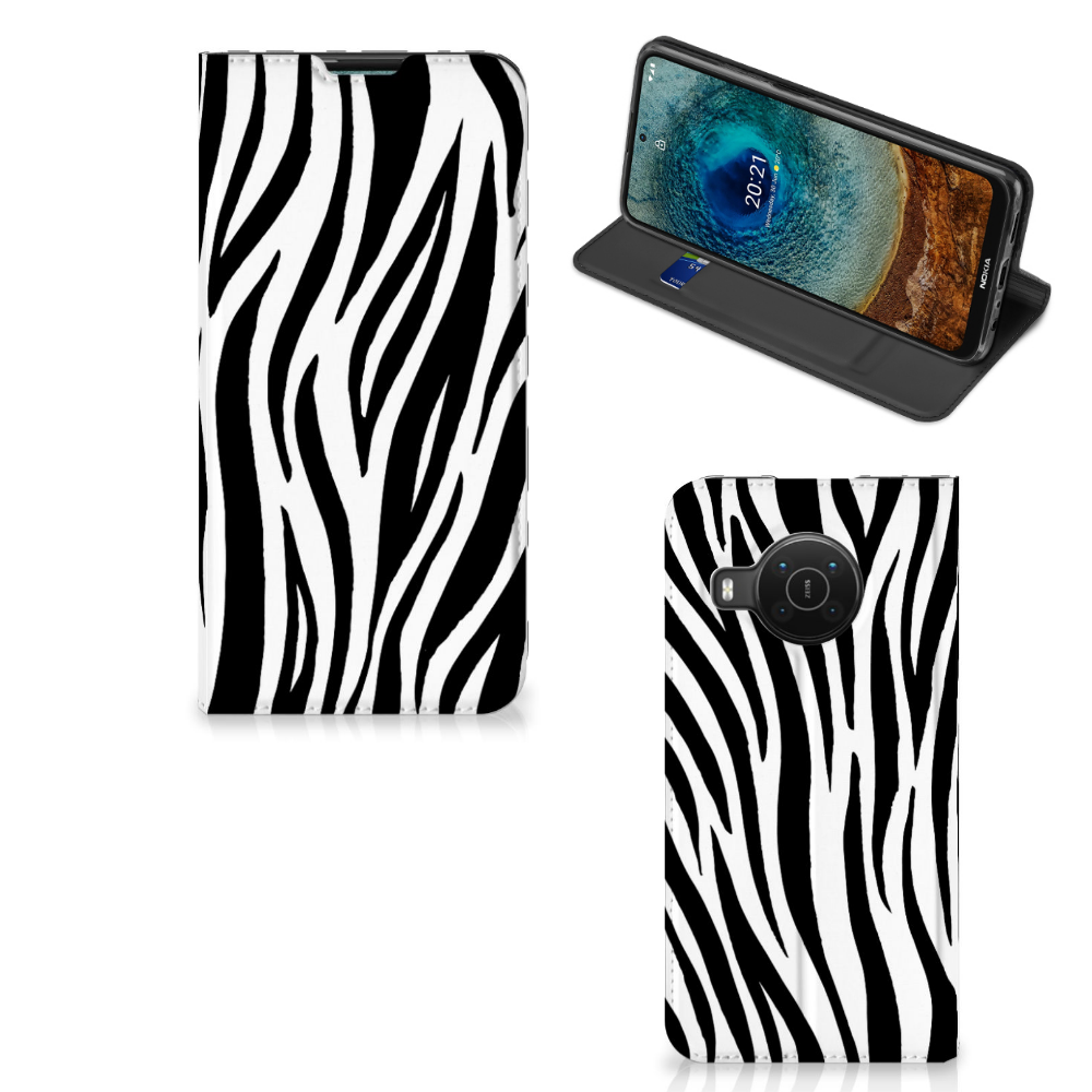 Nokia X20 | X10 Hoesje maken Zebra