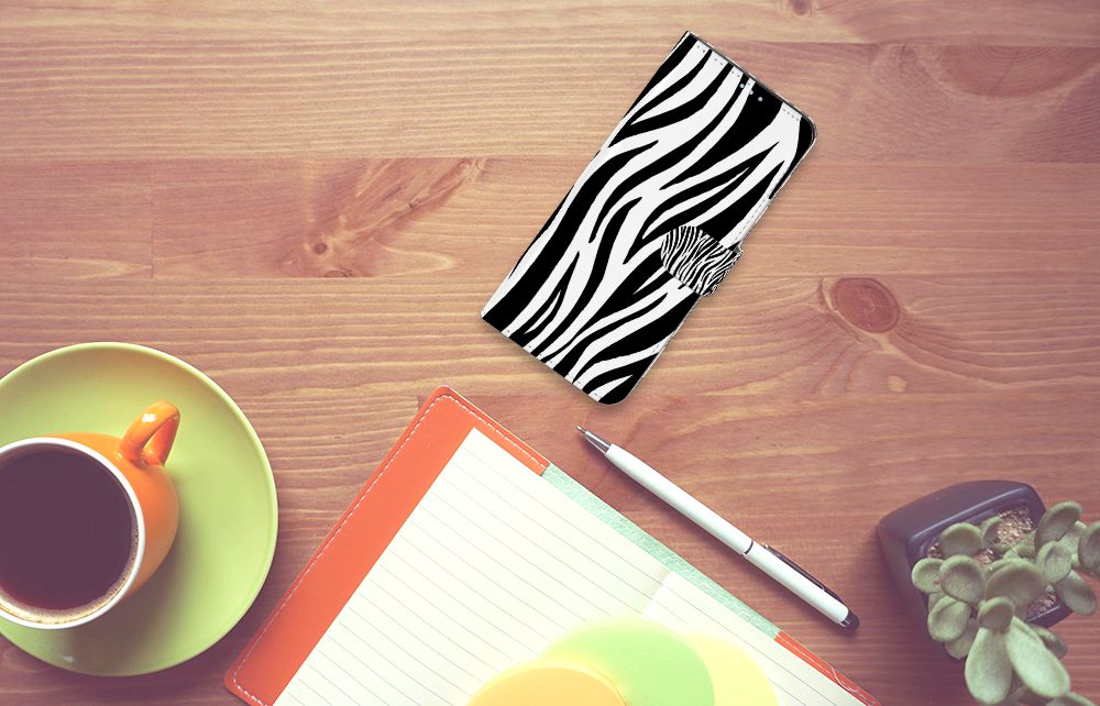 Xiaomi Poco F2 Pro Telefoonhoesje met Pasjes Zebra