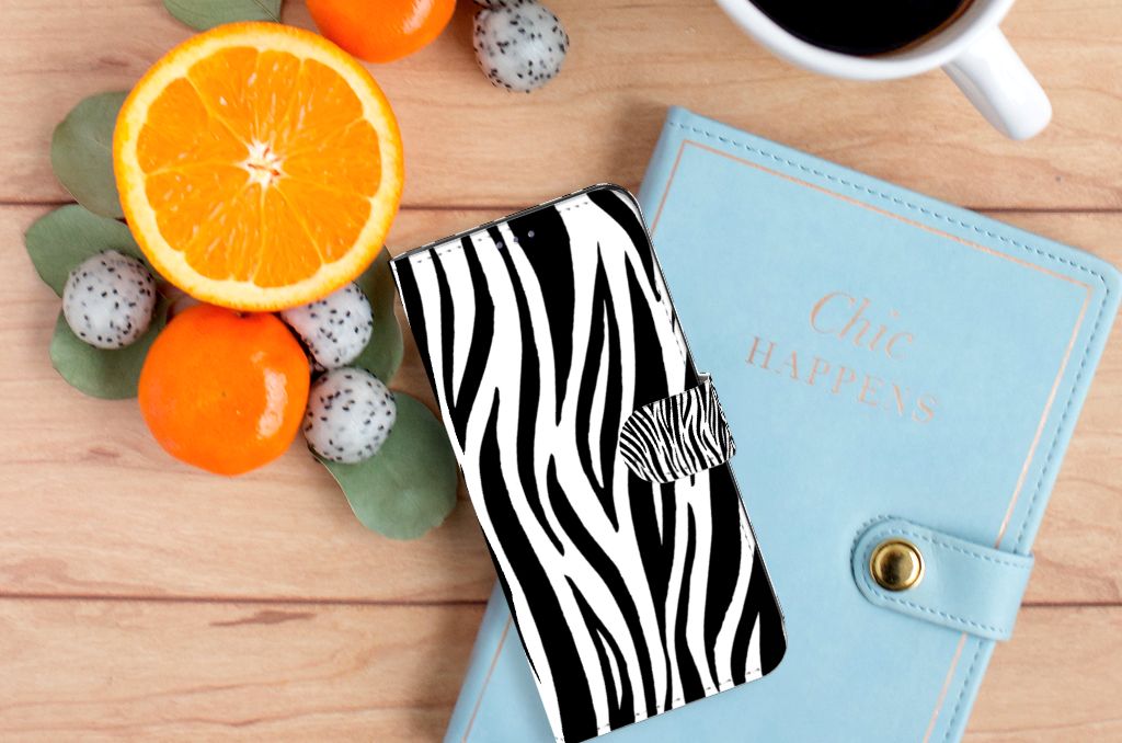 OnePlus 10 Pro Telefoonhoesje met Pasjes Zebra