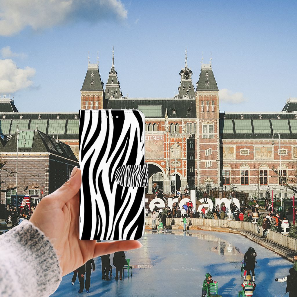 Huawei P20 Pro Telefoonhoesje met Pasjes Zebra