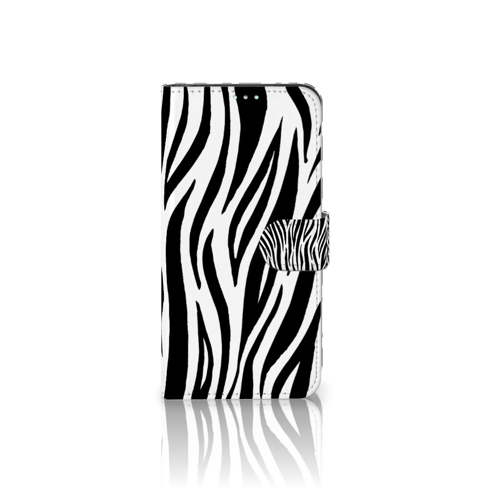 Samsung Galaxy A41 Telefoonhoesje met Pasjes Zebra