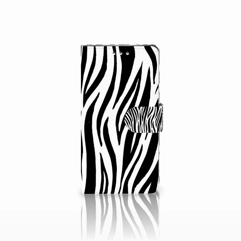 Sony Xperia XZ1 Telefoonhoesje met Pasjes Zebra