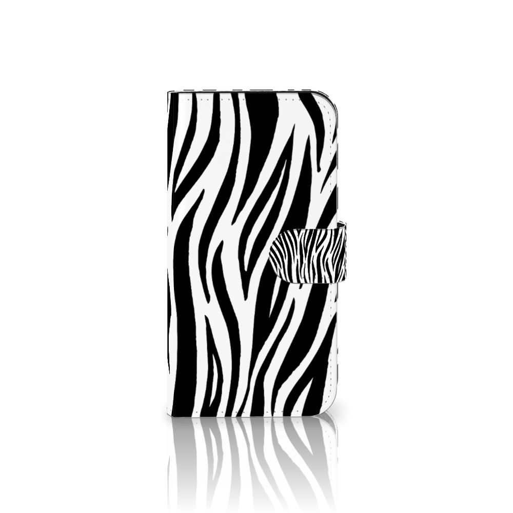 iPhone 15 Telefoonhoesje met Pasjes Zebra