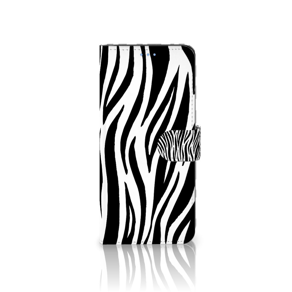 OPPO A73 5G Telefoonhoesje met Pasjes Zebra