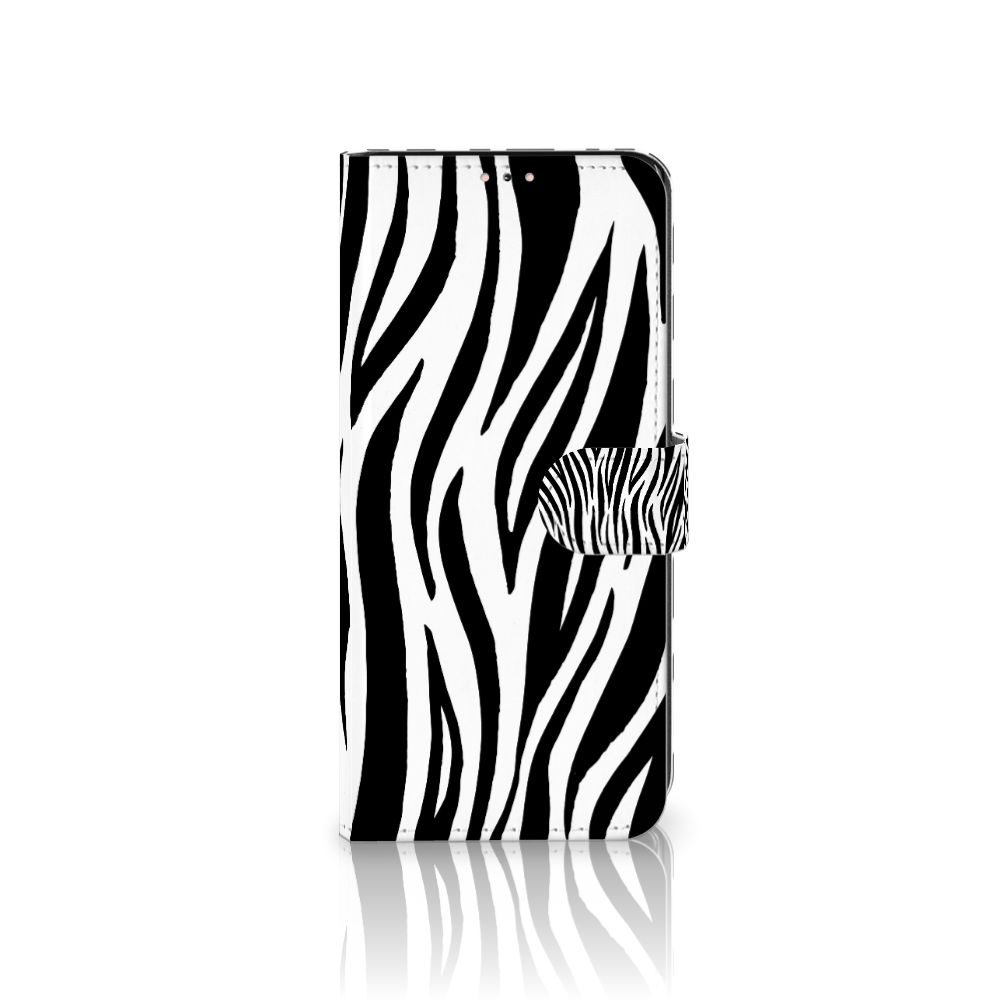 Samsung Galaxy Note 20 Telefoonhoesje met Pasjes Zebra