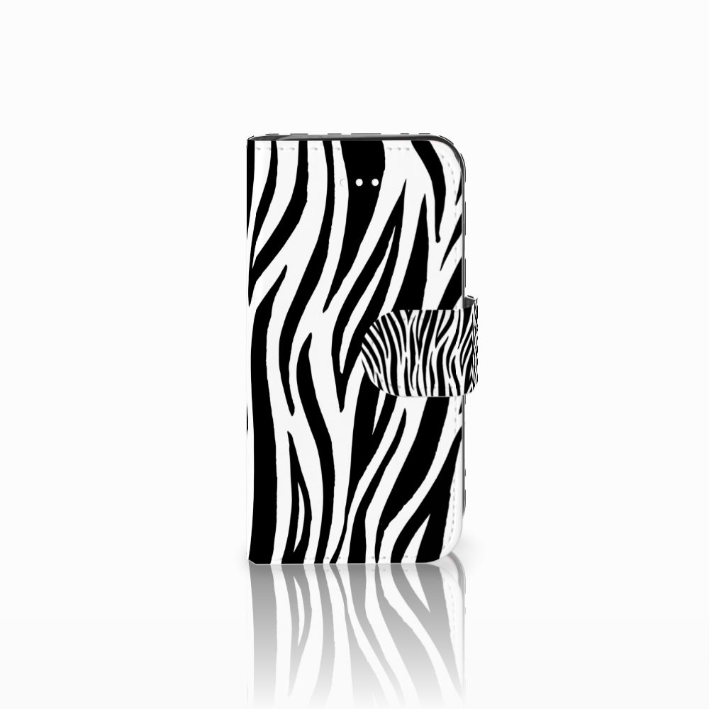 Apple iPhone 5 | 5s | SE Telefoonhoesje met Pasjes Zebra