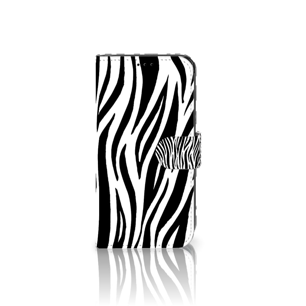 Samsung Galaxy S7 Edge Telefoonhoesje met Pasjes Zebra