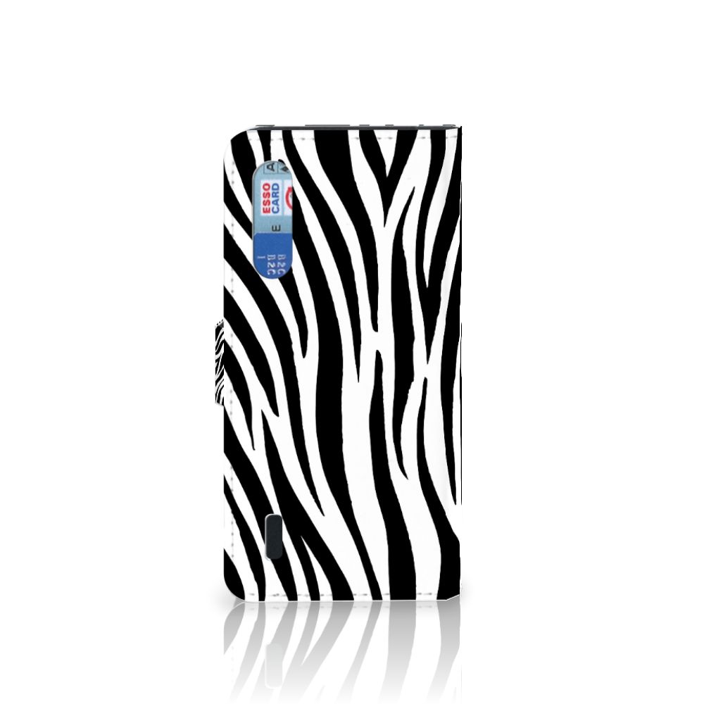 Xiaomi Mi 9 Lite Telefoonhoesje met Pasjes Zebra